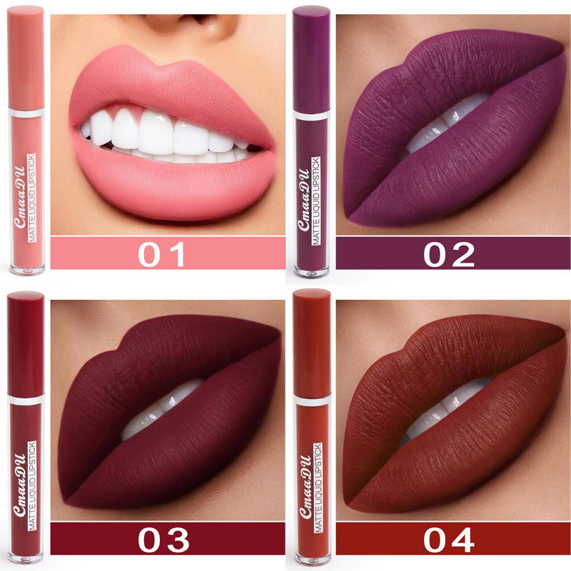 Women's Non-stick Cup Waterproof Matte Lipstick - PixelGlamour