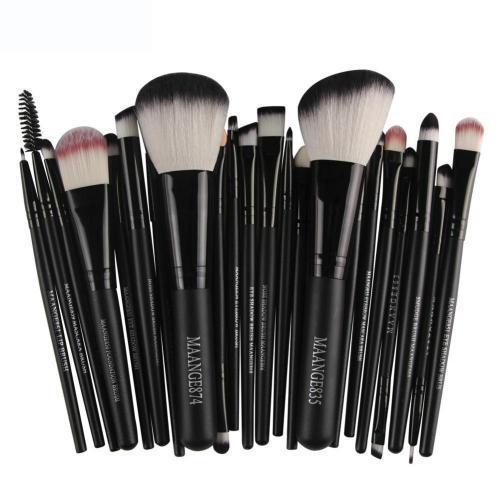 22 Piece Cosmetic Makeup Brush Set - PixelGlamour