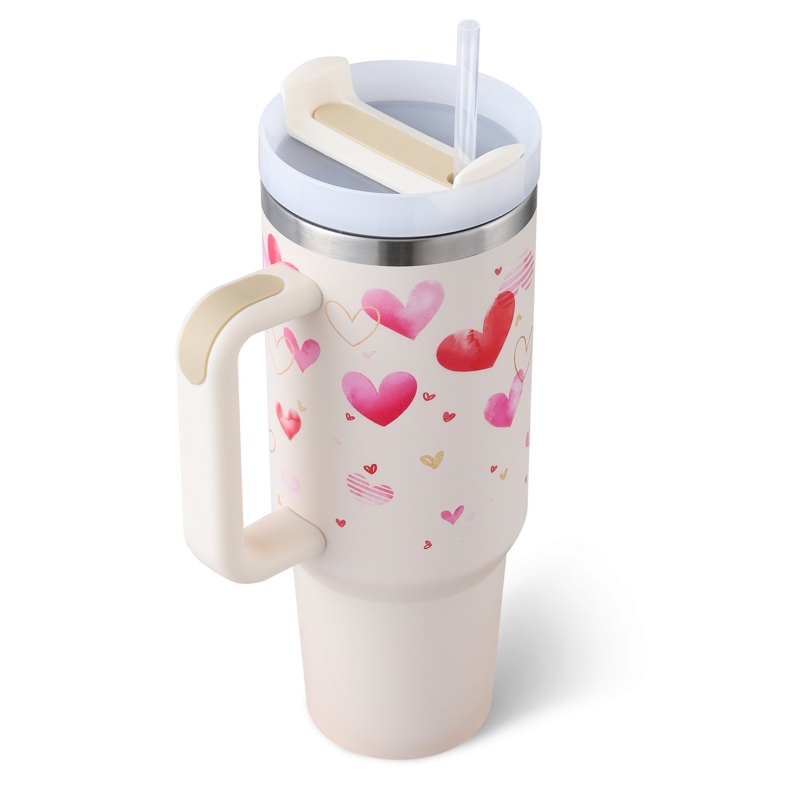 Ochapa 40 Oz Tumbler With Handle Straw Insulated - PixelGlamour