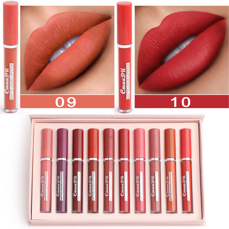 Women's Non-stick Cup Waterproof Matte Lipstick - PixelGlamour