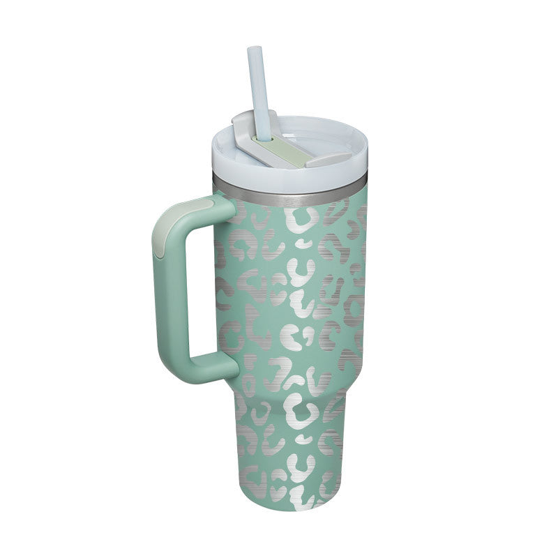 Ochapa 40 Oz Tumbler With Handle Straw Insulated - PixelGlamour