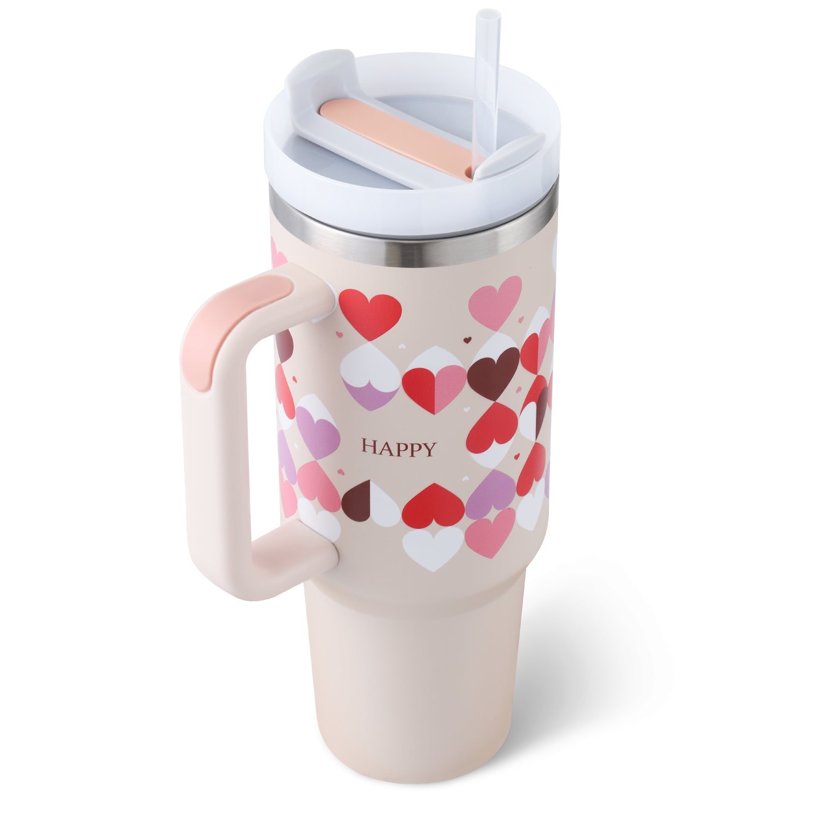 Ochapa 40 Oz Tumbler With Handle Straw Insulated - PixelGlamour