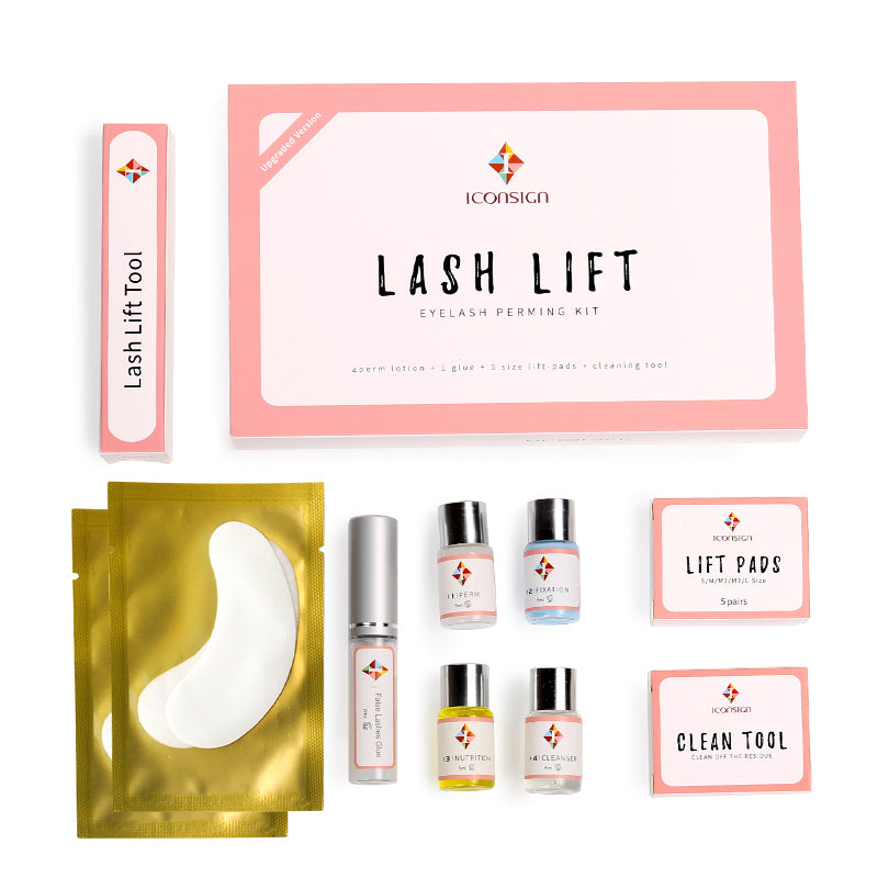 Upgrade Version Lash Lift Kit ICONSIGN Lifting Perm Eyelash Eyes Makeup Tools - PixelGlamour