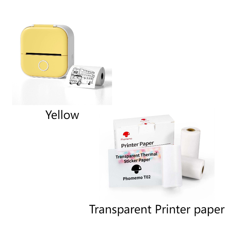 Portable Mini Thermal Label Printer - PixelGlamour