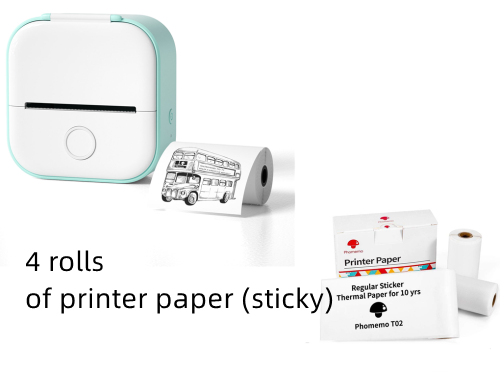 Portable Mini Thermal Label Printer - PixelGlamour