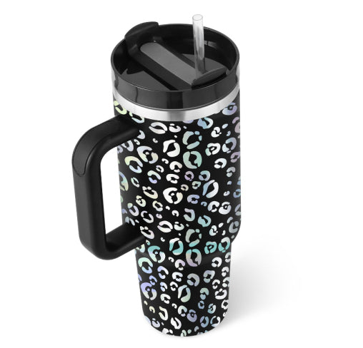 Ochapa 40 Oz Tumbler With Handle Straw Insulated - PixelGlamour