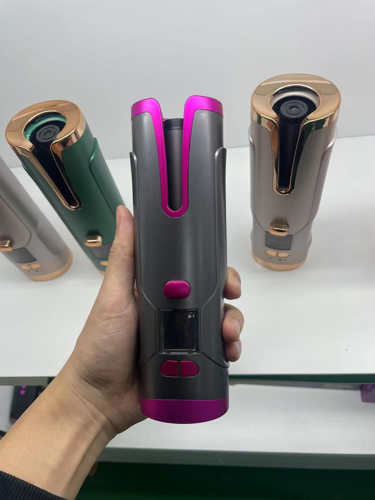 Portable Rechargeable  Women  Automatic Hair Curler - PixelGlamour