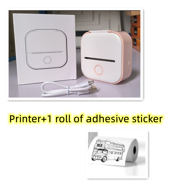 Portable Mini Thermal Label Printer - PixelGlamour