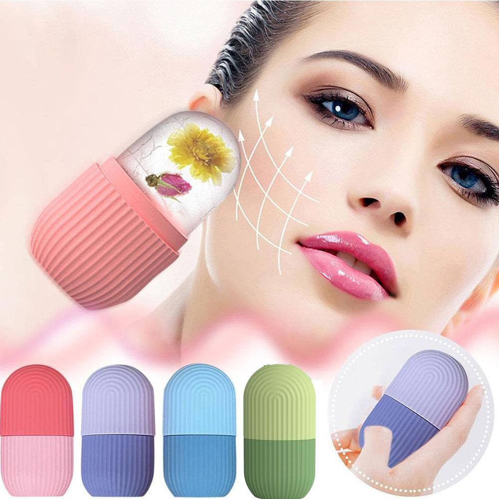 Silicone Ice Cube Tray Mold Face Beauty - PixelGlamour