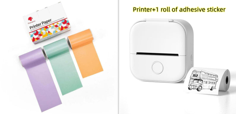 Portable Mini Thermal Label Printer - PixelGlamour