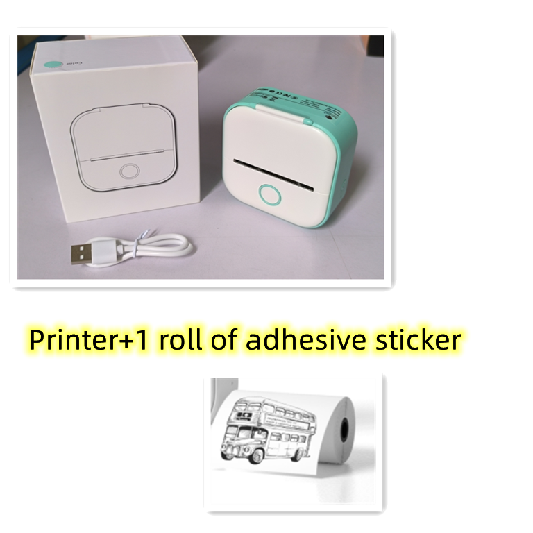 Portable Mini Thermal Label Printer - PixelGlamour