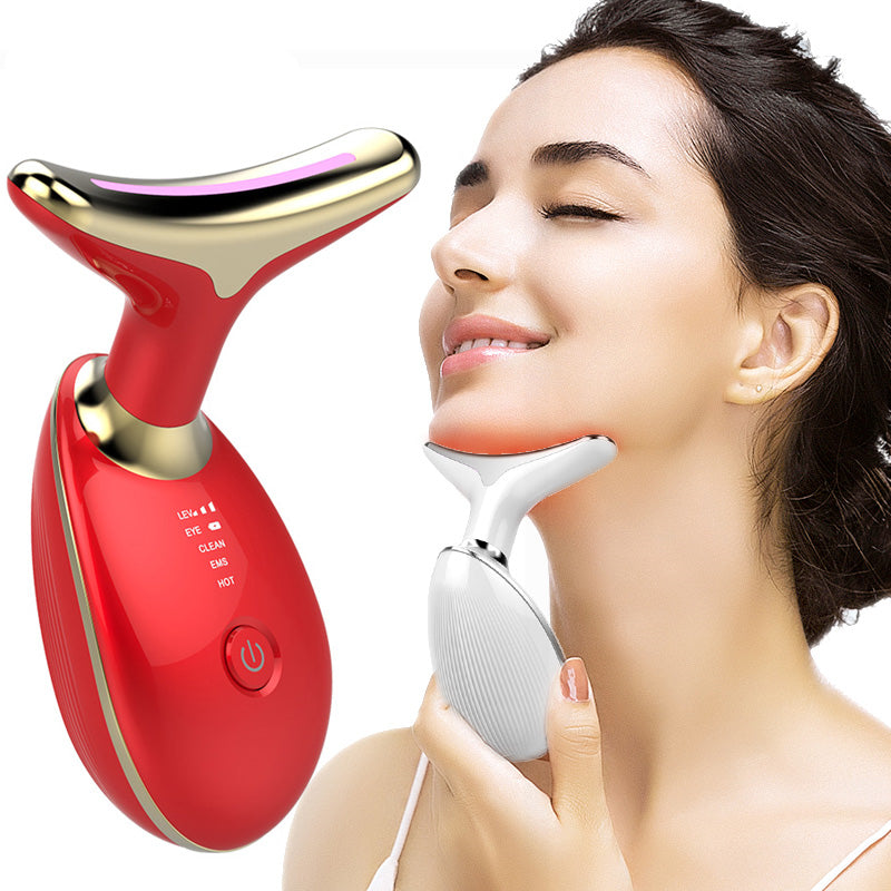 EMS Thermal Neck Lifting And Tighten Massager Woman - PixelGlamour